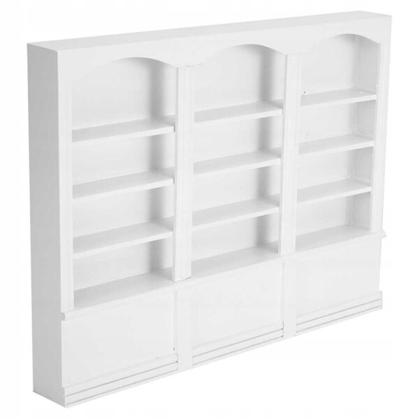 Mini libreria in legno 1:12 per casa delle bambole, accessorio decorativo e funzionale