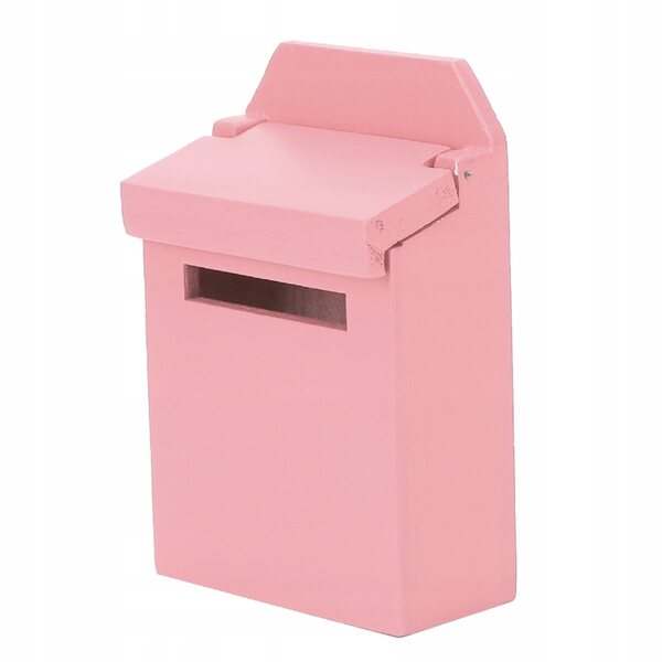 Mini decorazione casetta per bambole 1:12 con colorata cassetta postale in legno