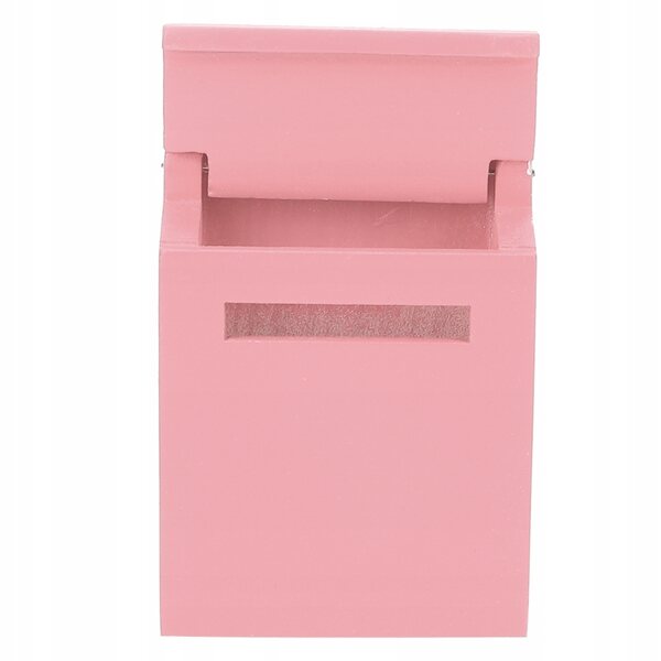 Mini decorazione casetta per bambole 1:12 con colorata cassetta postale in legno