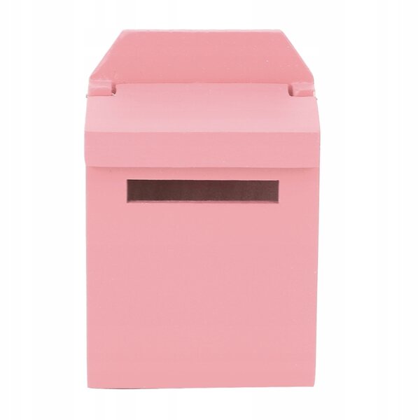 Mini decorazione casetta per bambole 1:12 con colorata cassetta postale in legno