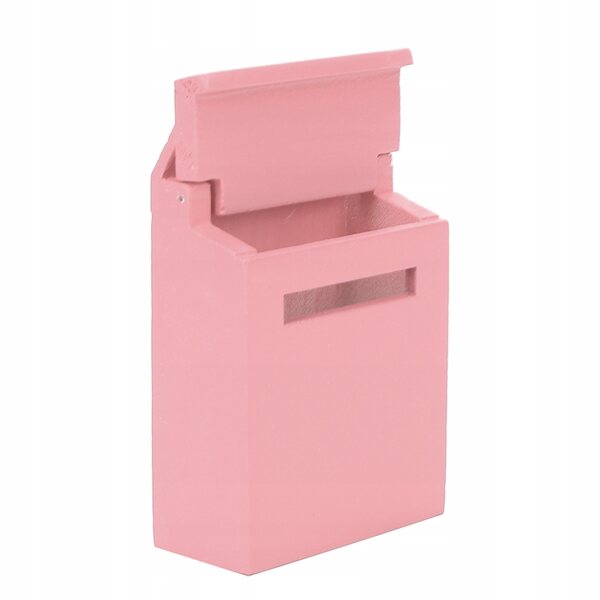 Mini decorazione casetta per bambole 1:12 con colorata cassetta postale in legno