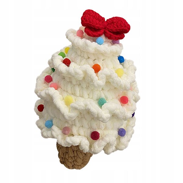 Komplettes Weihnachtsbaum-Häkelset für Anfänger, inklusive Materialien