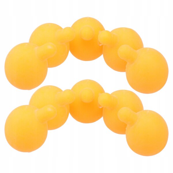 Set 10 Ricambi per Palline Antistress con Nucleo Bubble in TPR Arancione