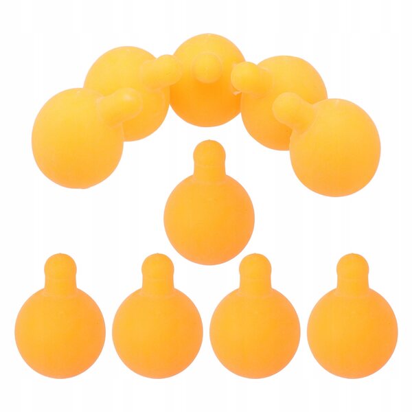 Set 10 Ricambi per Palline Antistress con Nucleo Bubble in TPR Arancione