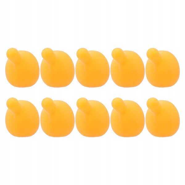 Set 10 Ricambi per Palline Antistress con Nucleo Bubble in TPR Arancione