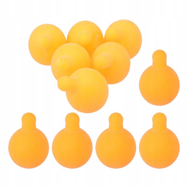 Set 10 Ricambi per Palline Antistress con Nucleo Bubble in TPR Arancione