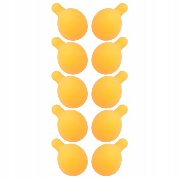 Set 10 Ricambi per Palline Antistress con Nucleo Bubble in TPR Arancione