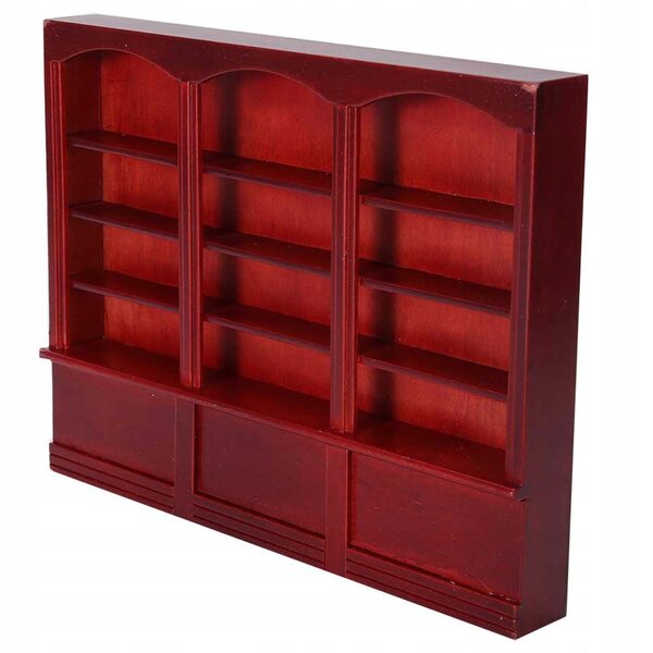 1:12 Mini-Bücherregal aus Holz für Puppenhaus – langlebiges dekoratives Accessoire