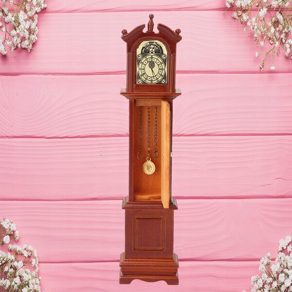 1:12 Puppenhaus Miniatur Vintage Standuhr