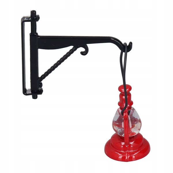Lampa a Petrolio 1:6 per Casa delle Bambole Miniatura in Metallo Resistente