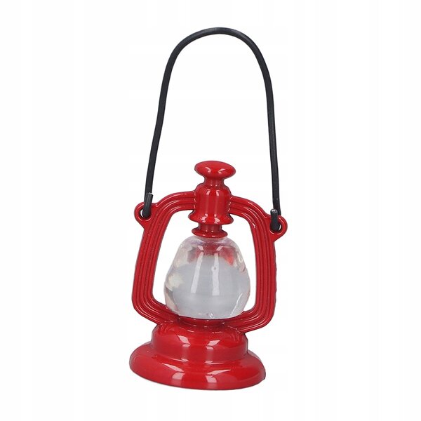 Lampa a Petrolio 1:6 per Casa delle Bambole Miniatura in Metallo Resistente