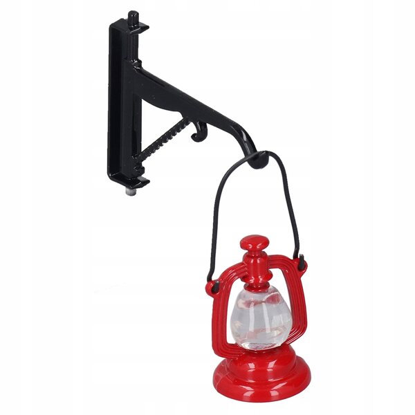 Lampa a Petrolio 1:6 per Casa delle Bambole Miniatura in Metallo Resistente