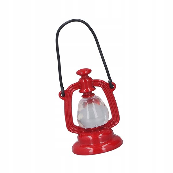 Lampa a Petrolio 1:6 per Casa delle Bambole Miniatura in Metallo Resistente