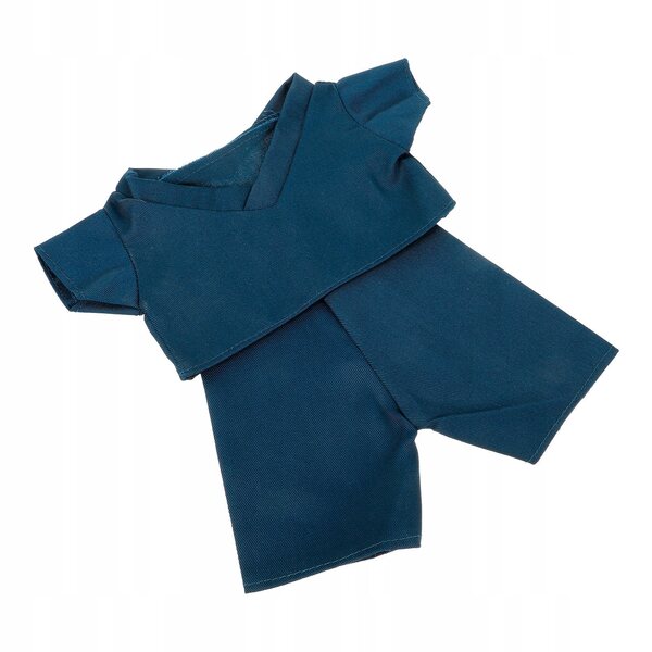 Modisches blaues Kleidungsset für Puppen und Teddybären, weiches und angenehmes Material