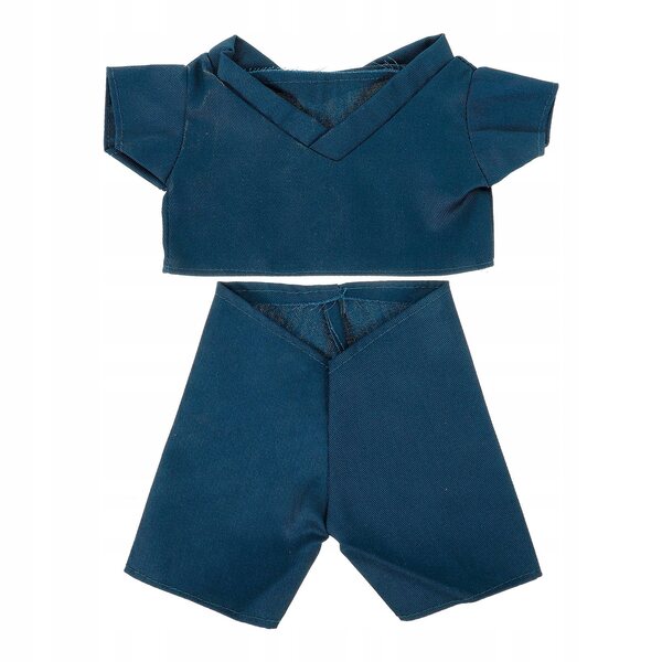 Modisches blaues Kleidungsset für Puppen und Teddybären, weiches und angenehmes Material