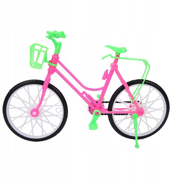 Sicheres und umweltfreundliches Spielzeugfahrrad aus Kunststoff mit externem Zubehörkorb