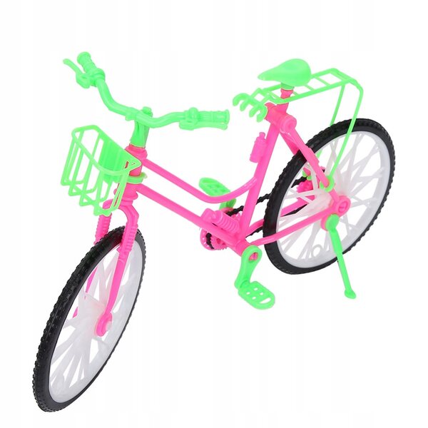 Sicheres und umweltfreundliches Spielzeugfahrrad aus Kunststoff mit externem Zubehörkorb