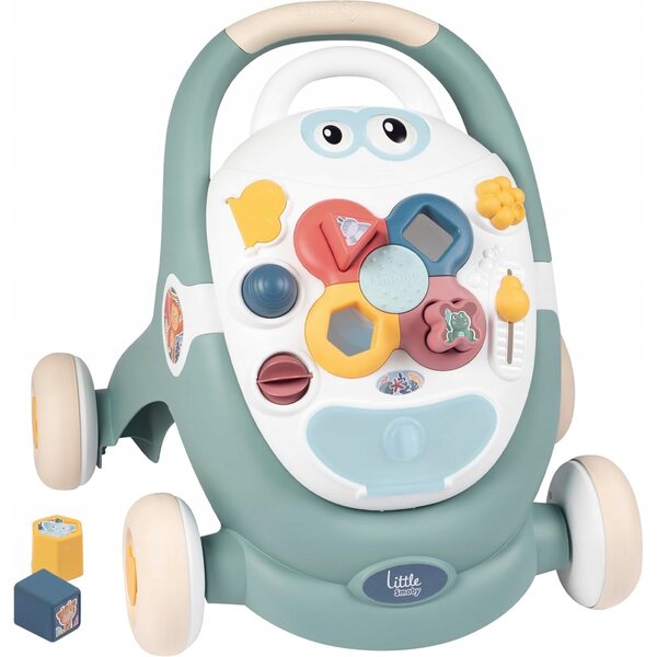 Chodzik für Kinder 3 in 1 mit interaktivem Whiteboard und Trolley für Puppen ab 12 Monaten