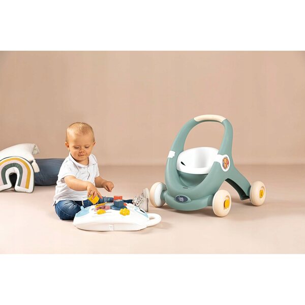 Chodzik für Kinder 3 in 1 mit interaktivem Whiteboard und Trolley für Puppen ab 12 Monaten