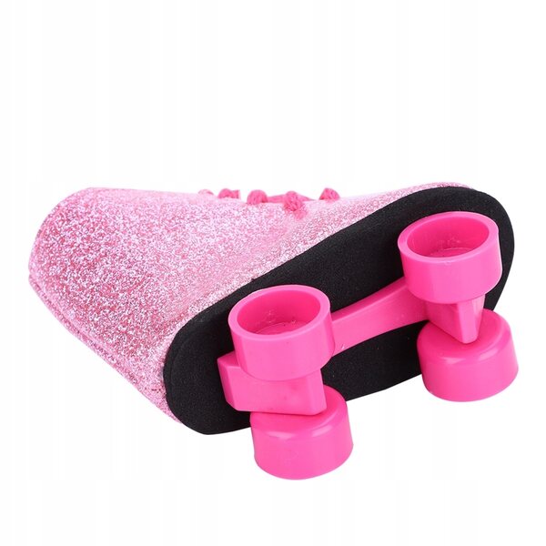 Scarpe con pattini a rotelle per bambole da 18 pollici, accessorio moda