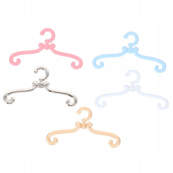 Set 25 Mini Grucce in Metallo per Abbigliamento Bambole Colorate e Resistenti