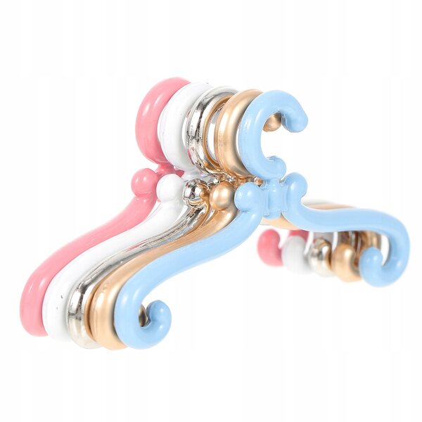 Set 25 Mini Grucce in Metallo per Abbigliamento Bambole Colorate e Resistenti
