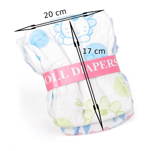 Pampers Puppenwindeln 2-teilig mit Klettverschluss und Gummizug