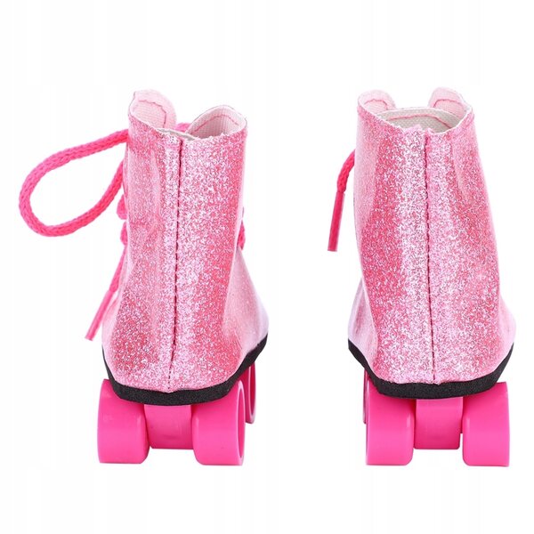 Scarpe a rotelle per bambole 18 pollici accessorio moda di alta qualità