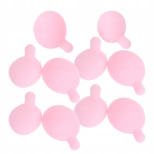12 rosa Silikoneinsätze für Puppen und DIY-Anti-Stress-Spielzeug
