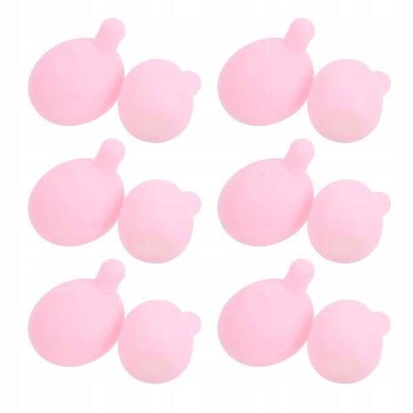 12 rosa Silikoneinsätze für Puppen und DIY-Anti-Stress-Spielzeug