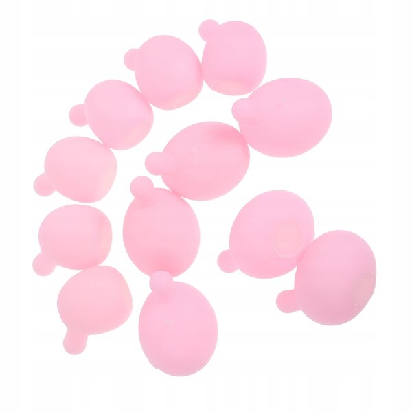 12 rosa Silikoneinsätze für Puppen und DIY-Anti-Stress-Spielzeug