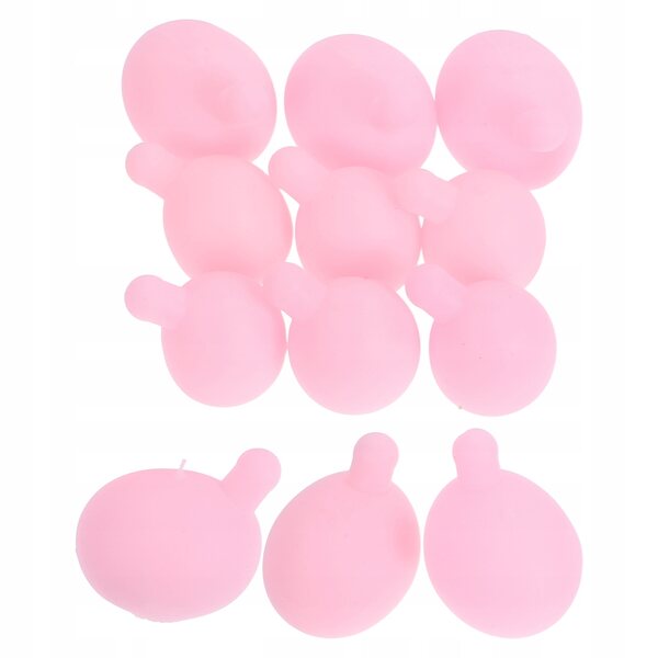 12 rosa Silikoneinsätze für Puppen und DIY-Anti-Stress-Spielzeug