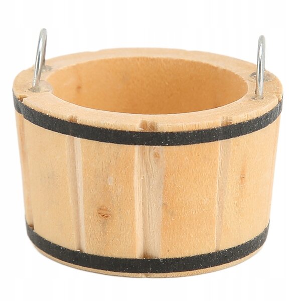 Set 5 Miniature Vaschette in Legno per Case delle Bambole, Dettagli Raffinati