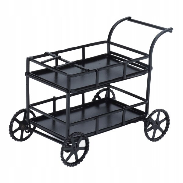 1:12 Puppenhaus-Miniaturwagen aus langlebigem und detailliertem Metall