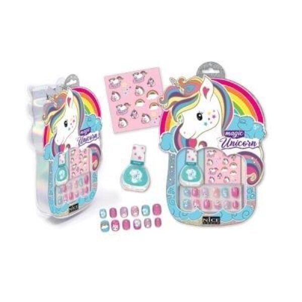Magico set per decorare unghie con unicorno Russell per bambini 5+
