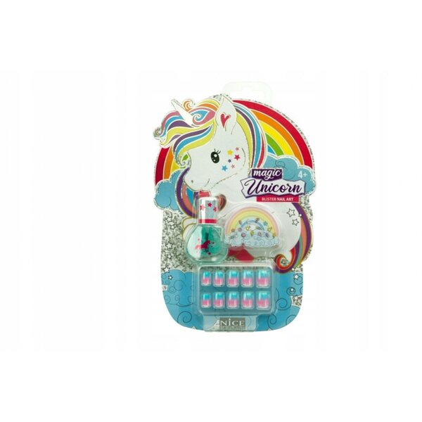 Magico set per decorare unghie con unicorno Russell per bambini 5+