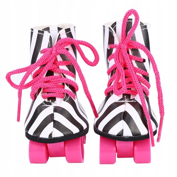 Scarpe con pattini a rotelle per bambole da 18 pollici, accessorio moda toy