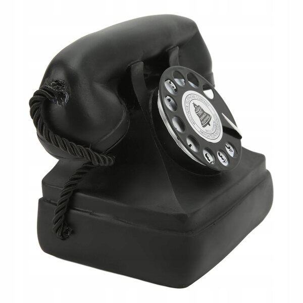 Modello telefono vintage con disco rotante decorazione retrò esclusiva