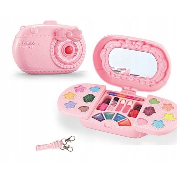 Mini beauty case con set di trucchi per una piccola signora dai 3 anni