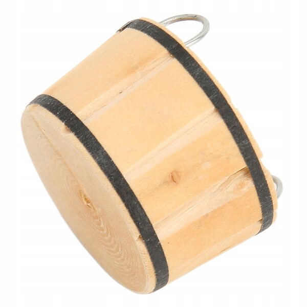 Set 5 Miniature Vasche in Legno per Case delle Bambole, Dettagli Realistici