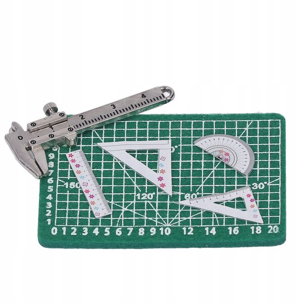 Miniatuure strumenta di misura scala 1:12 per dollhouse con accessori inclusi