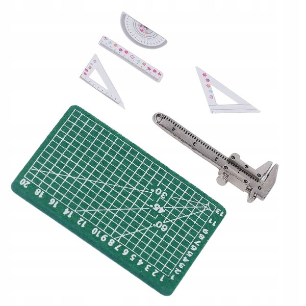 Miniatuure strumenta di misura scala 1:12 per dollhouse con accessori inclusi