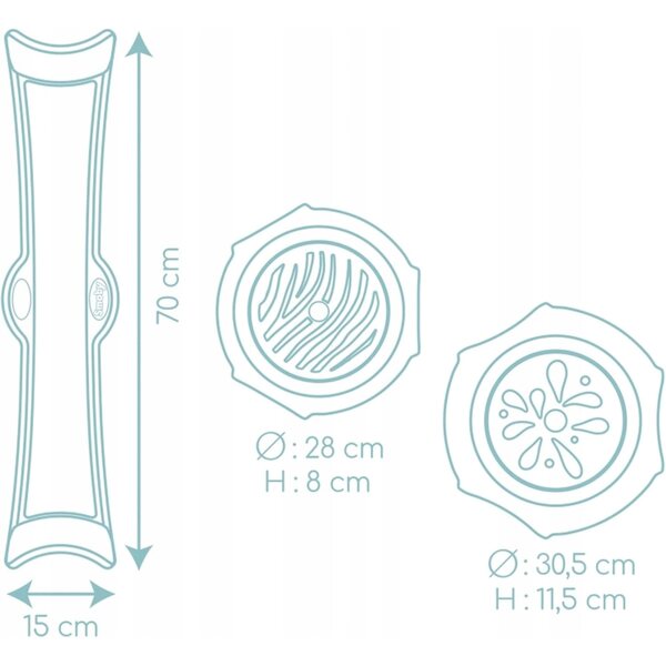 Modularer Balance-Tor für Kinder mit rutschfester Oberfläche und sicheren Fußstützen