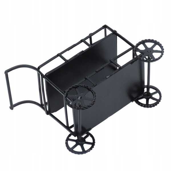 Miniature Carrello da Cucina 1:12 in Metallo per Casa delle Bambole