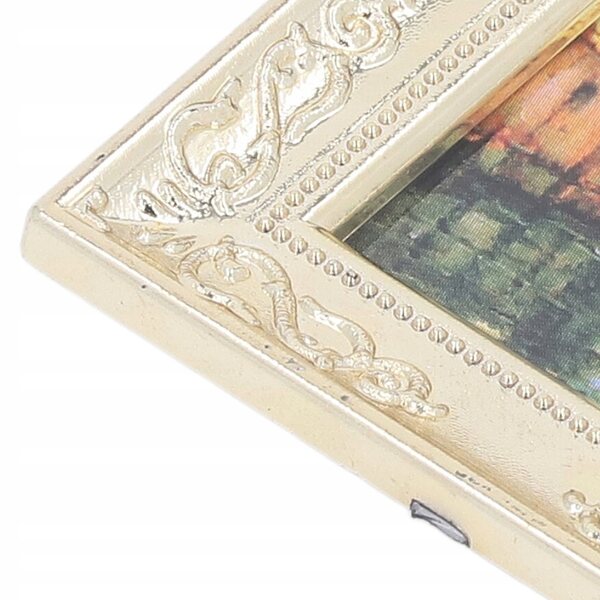 Set 4 Miniature Quadri con Cornice Antica in Scala 1:12 per Case delle Bambole