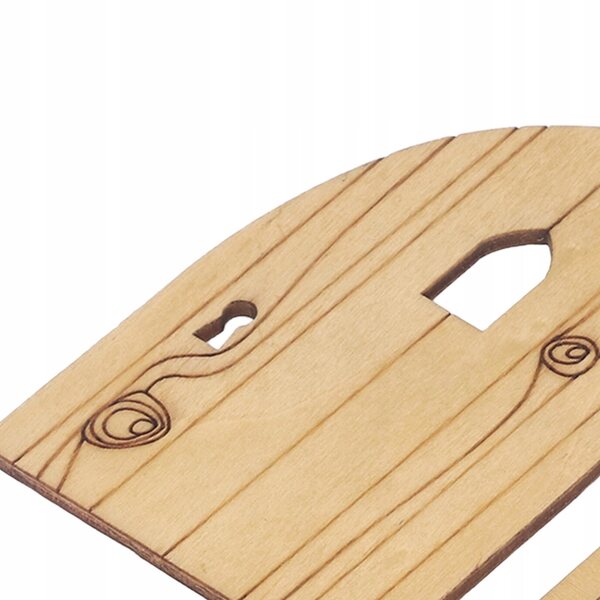 Set 2 porte e finestra in legno per casa delle bambole scala 1:12 giardino rustico