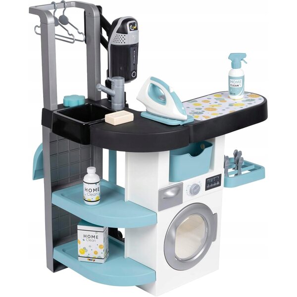 Myjnia 3 in 1 per bambini con suoni, aspirapolvere, ferro da stiro e 17 accessori
