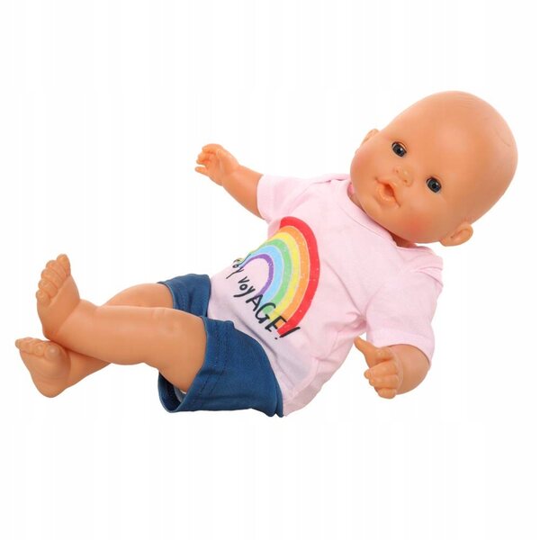 Miunana Abbigliamento Estivo per Bambole 35-43 cm Set Arcobaleno