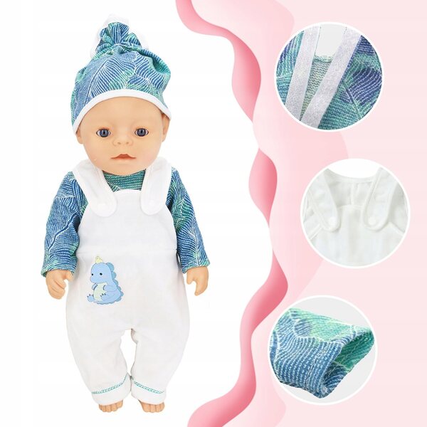 Kleidung und Hut für Puppen 35–43 cm, Zubehörset zum Spielen für Kinder