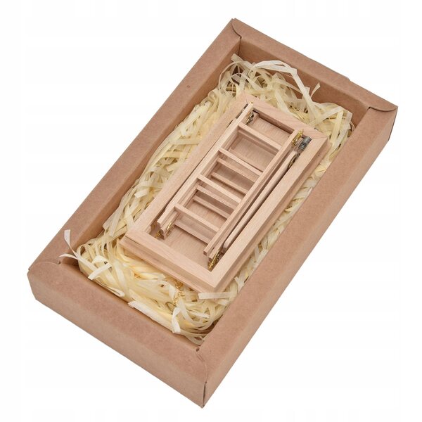 Schody in Miniatura per Case delle Bambole in Legno – Scala 1:12